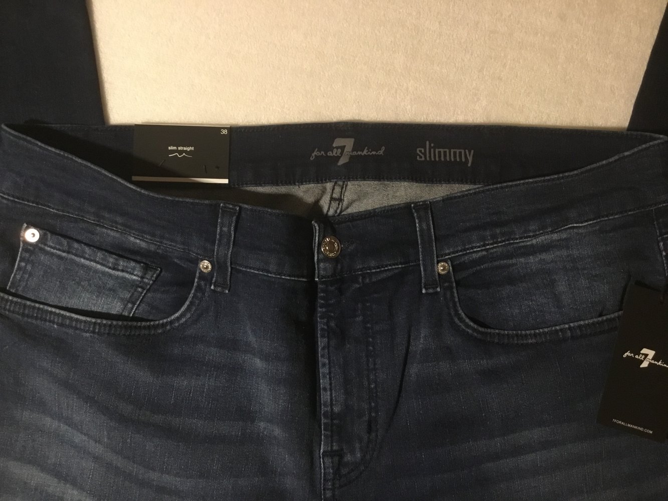 Neu! 7 For All Mankind, Jeans „Slimmy“, Gr. W38