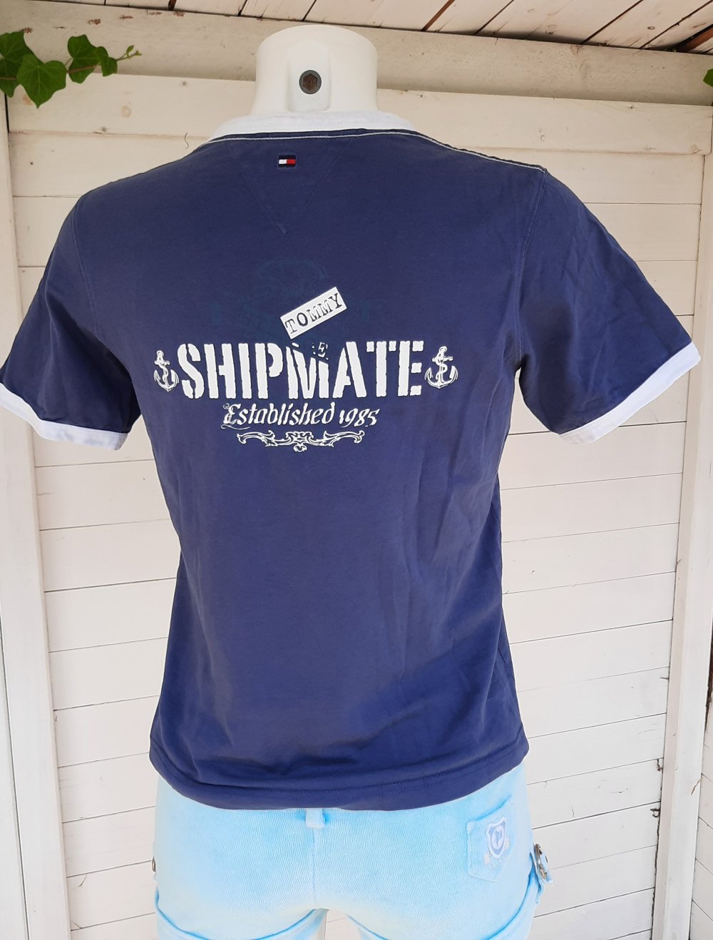 Tommy Hilfiger T-Shirt Gr.XS Maritimer Look