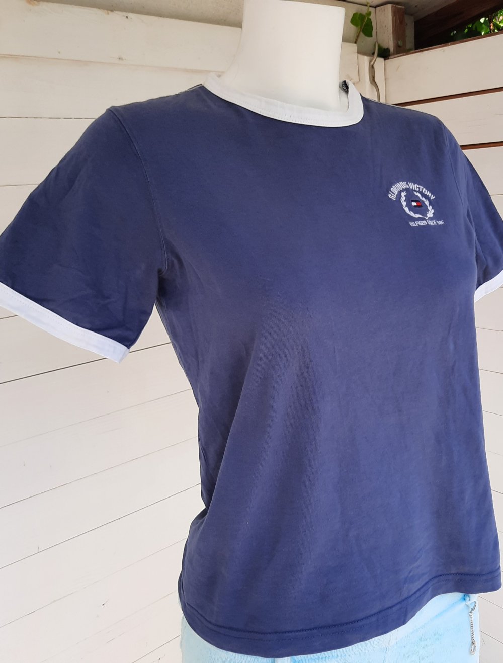 Tommy Hilfiger T-Shirt Gr.XS Maritimer Look