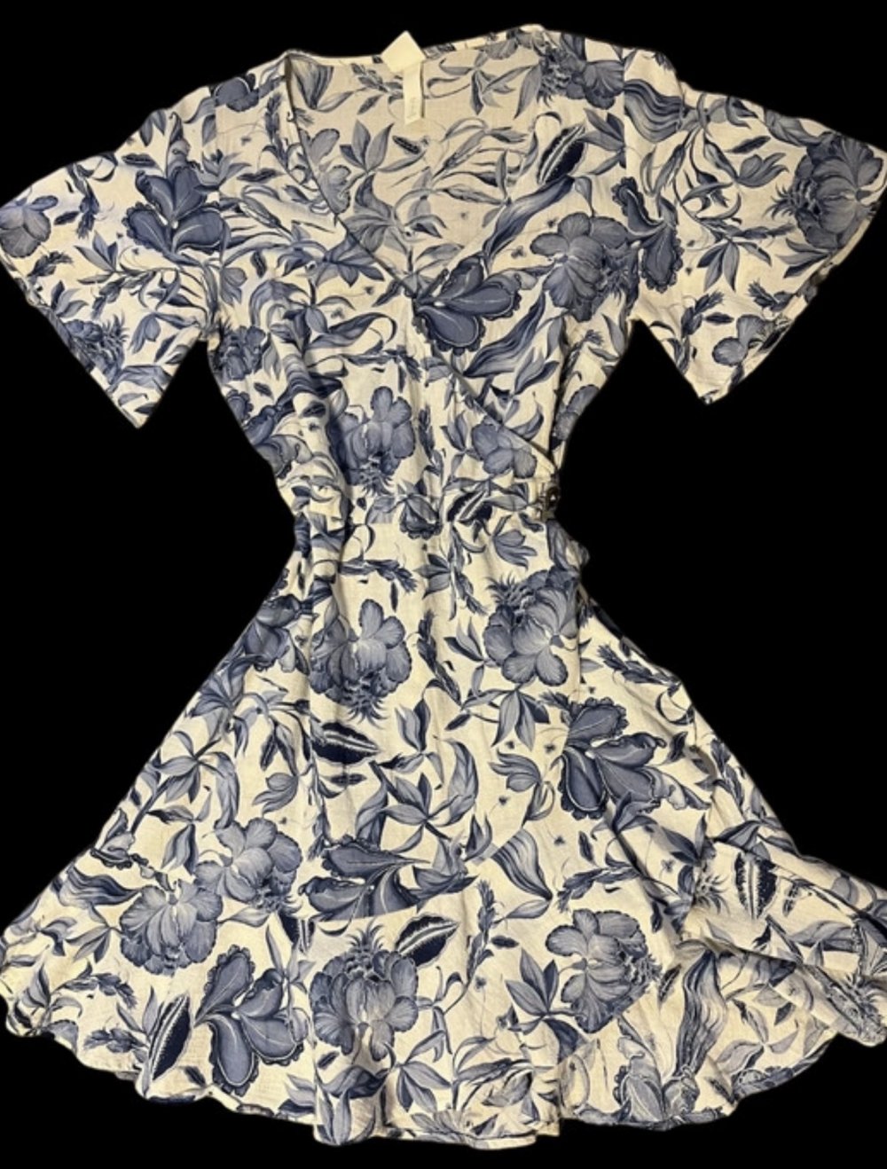 Gemustertes Crêpe-Kleid