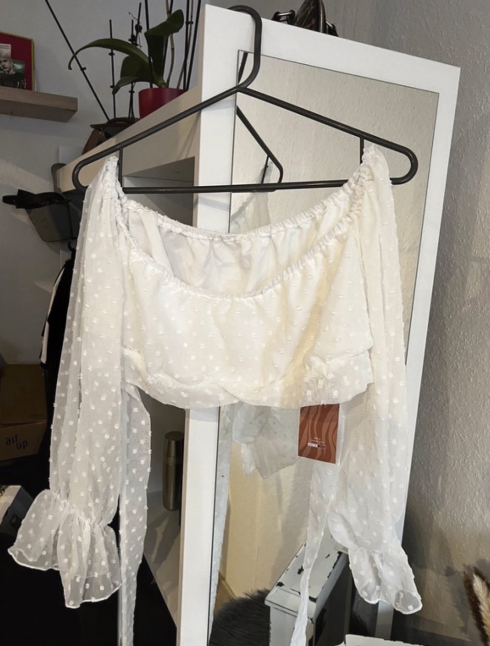 bluse mit band neu