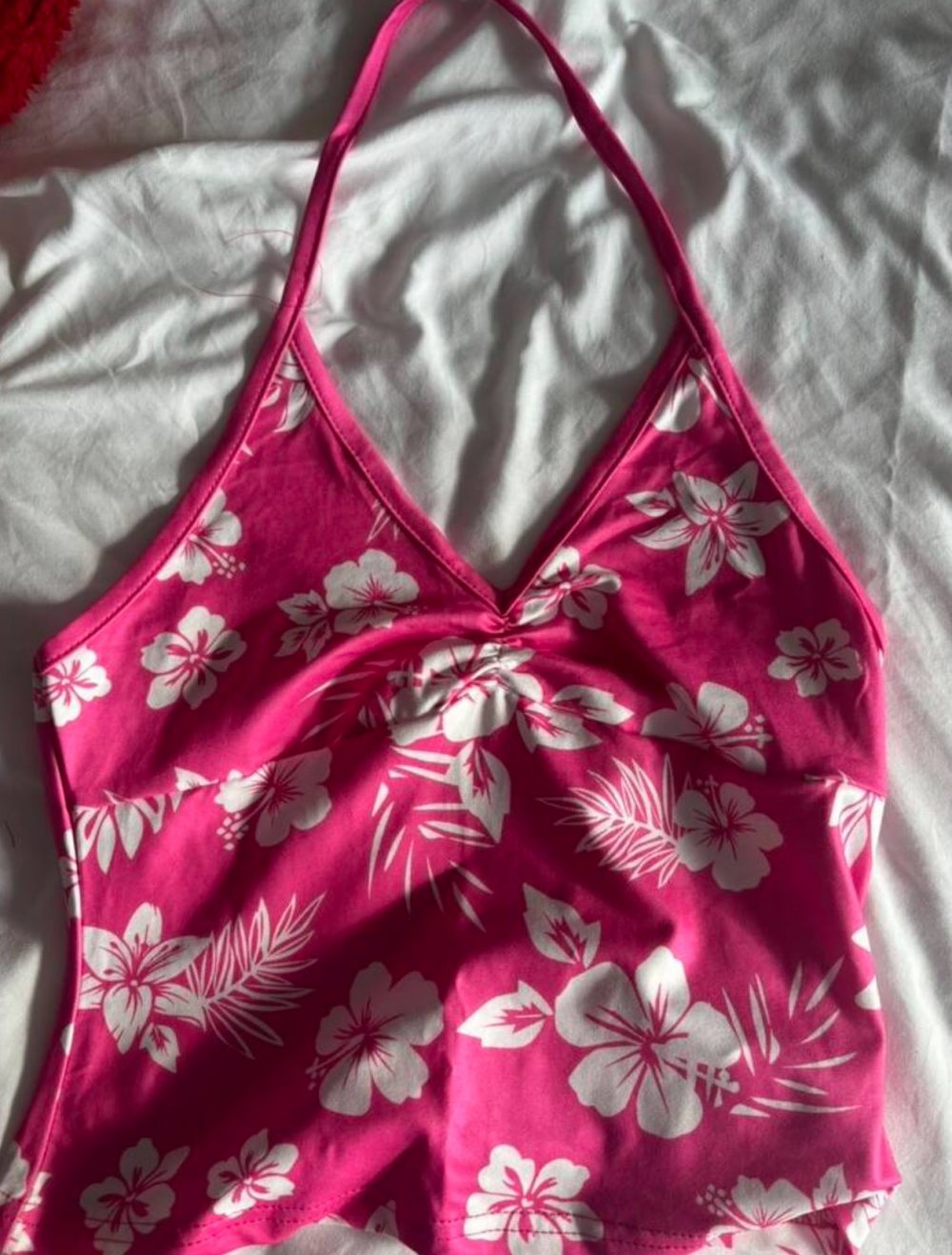 Pinkes neckholder top
