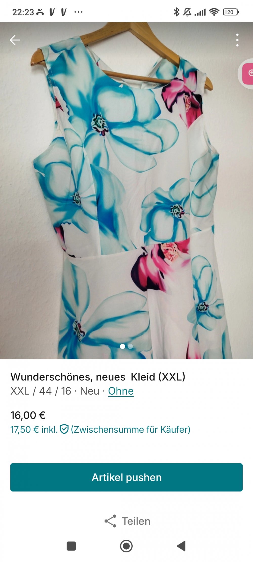 Wunderschönes, neues Kleid (XXL) 