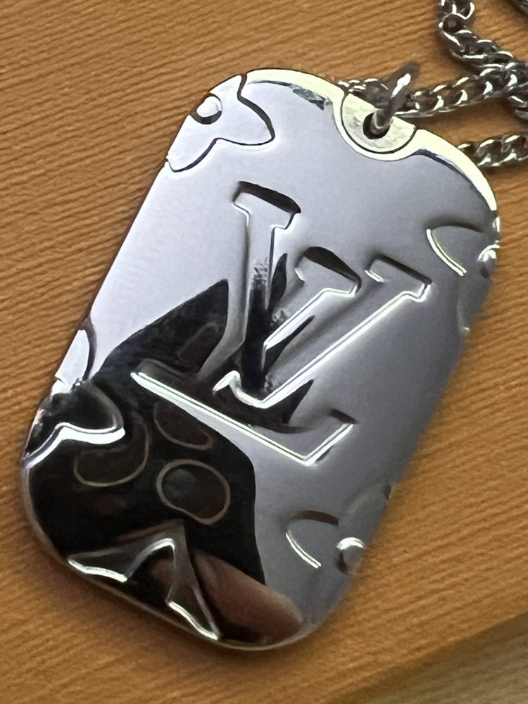 LV Halskette Silber