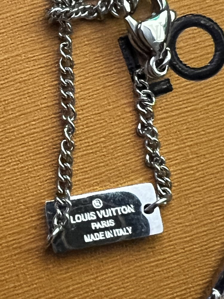 LV Halskette Silber