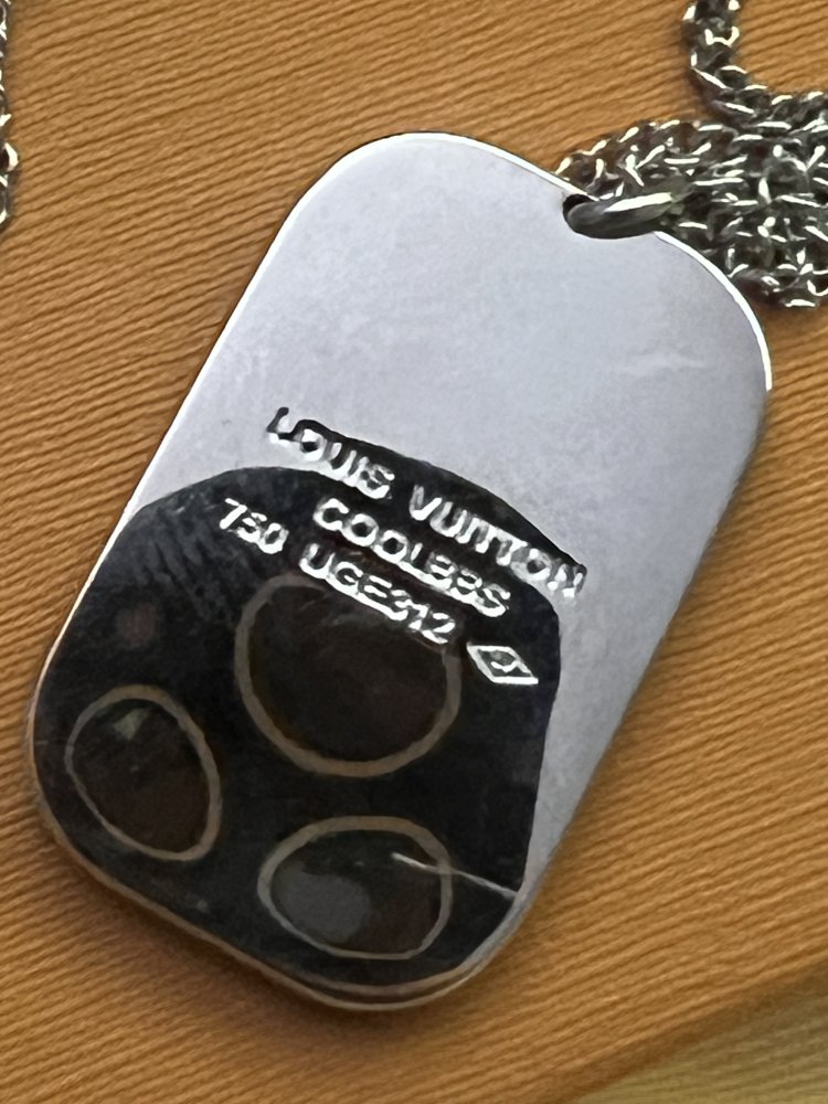 LV Halskette Silber