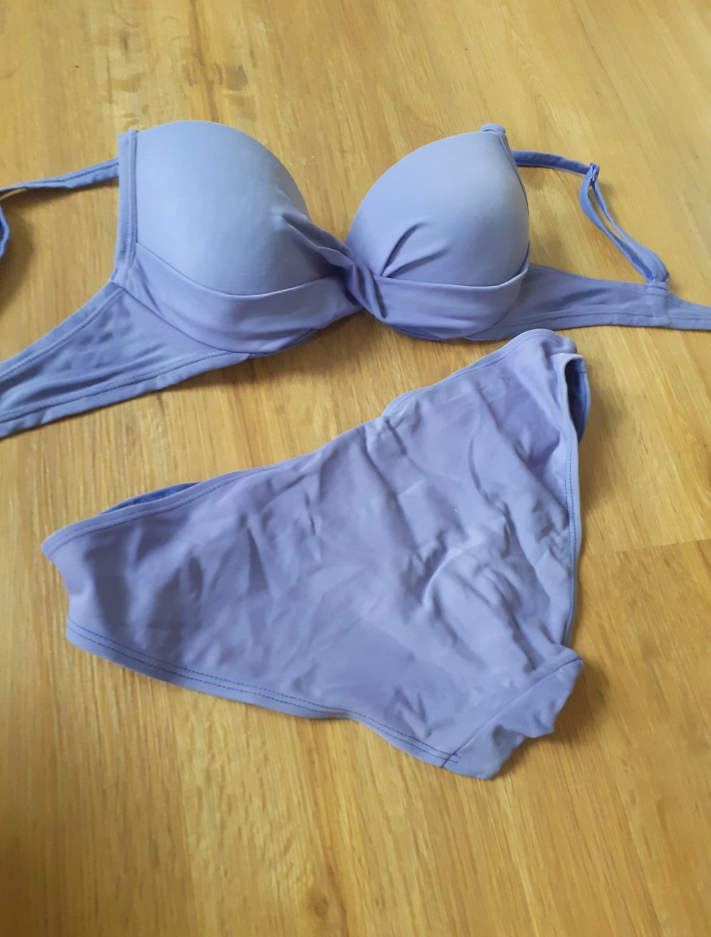 Hunkemöller Bikini Größe 36 s royalblau königsblau 75B Hose etwas ausgeleihert