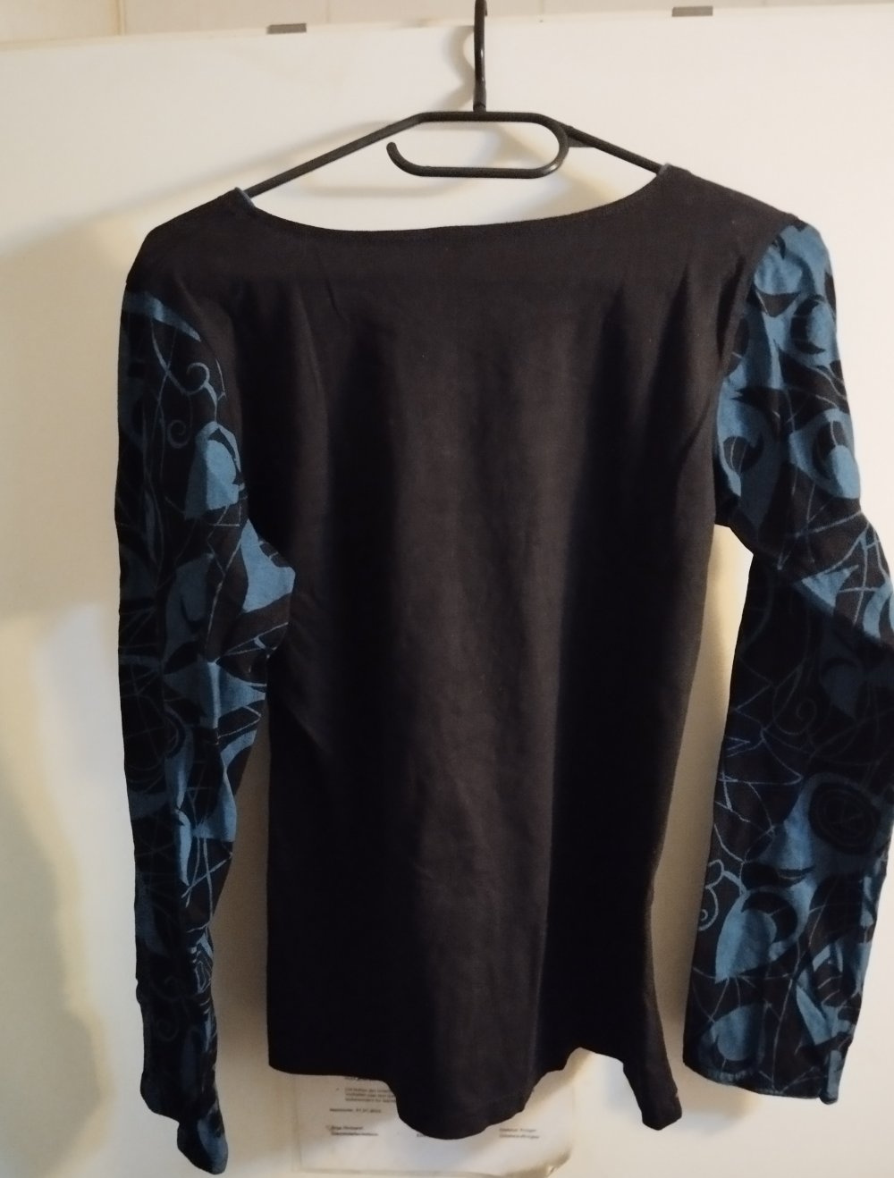 Langarm Shirt mit Muster