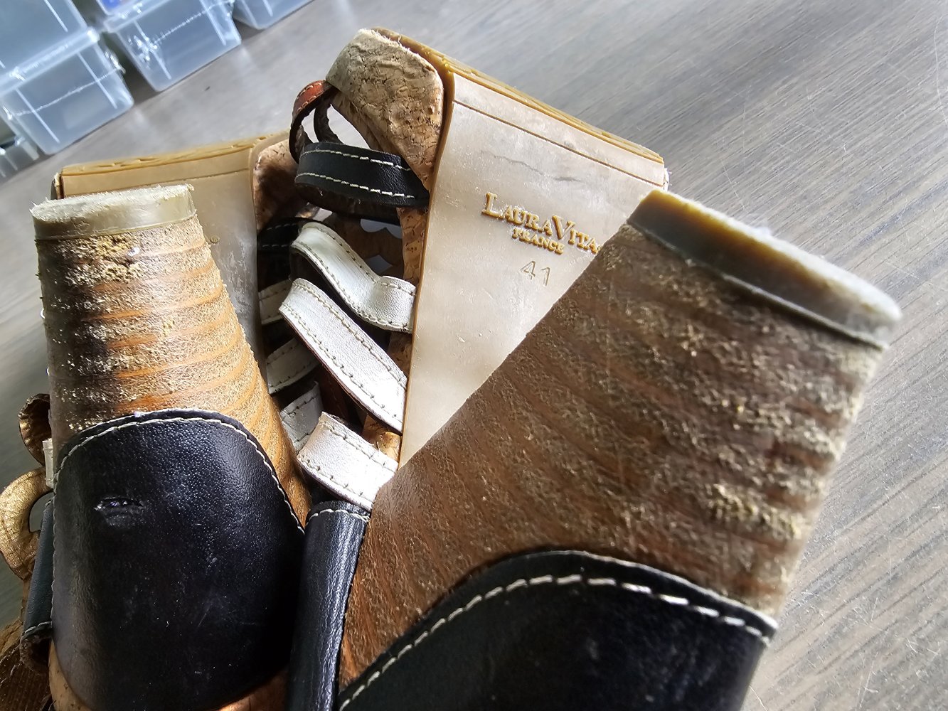 Witzige Sandalen von Laura Vita Gr. 41