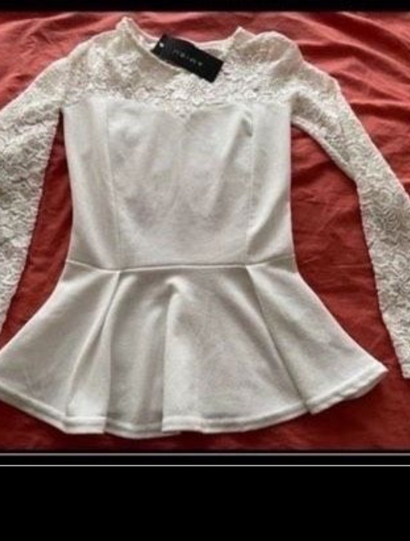Spitzenbluse gr.XS neu