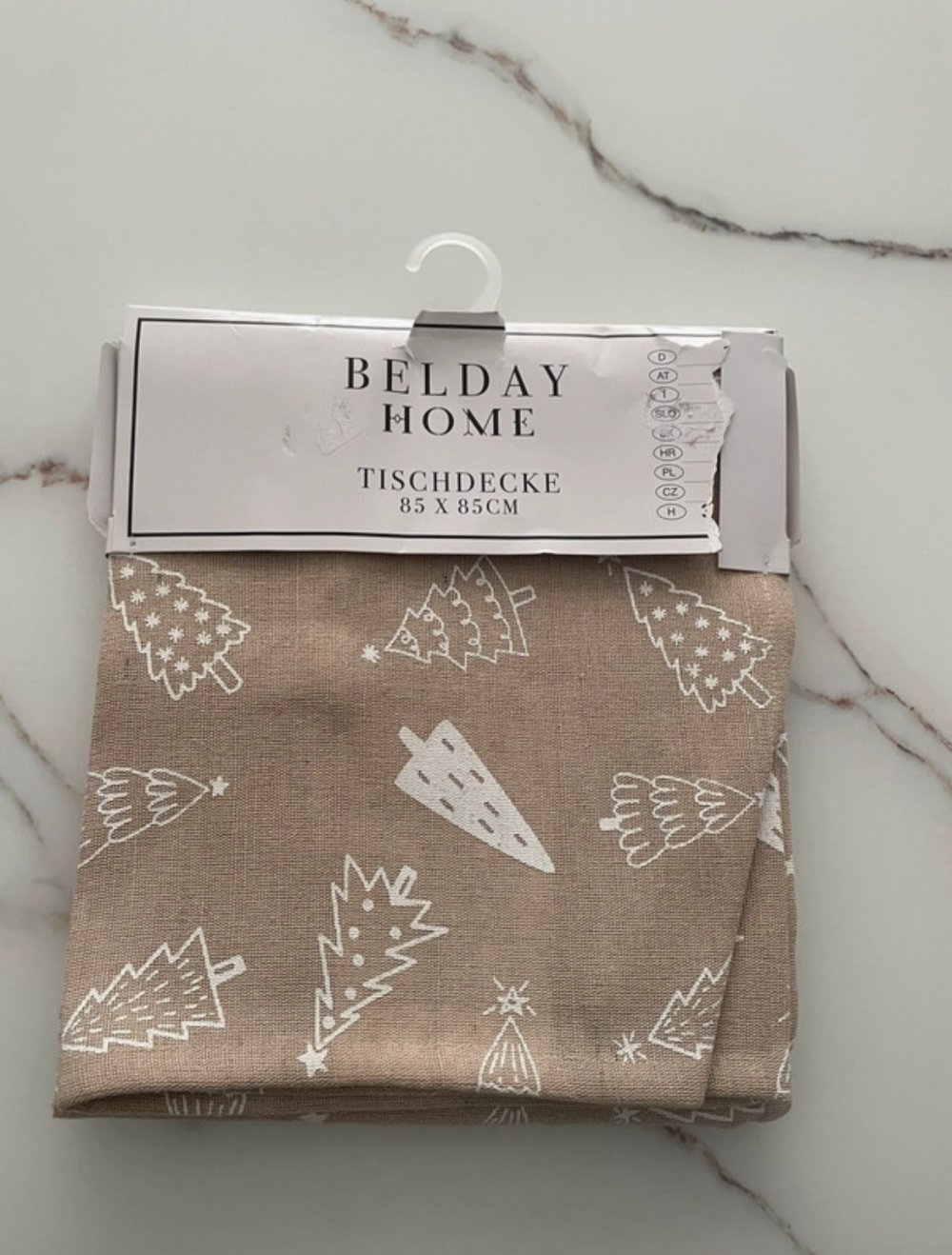 Jute Tischdecke