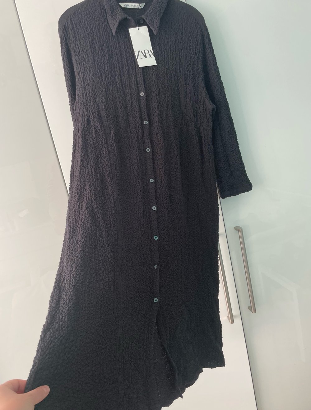 Hemdblusenkleid gr.XL neu Zara