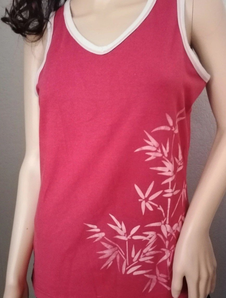 Top mit Blumenmuster