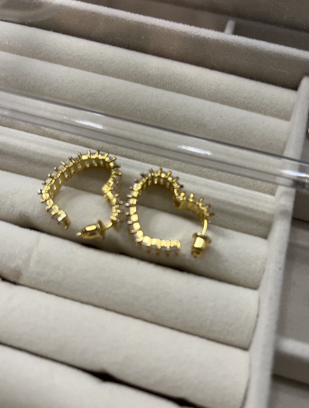 Heart Deluxe Creolen | 18K vergoldet