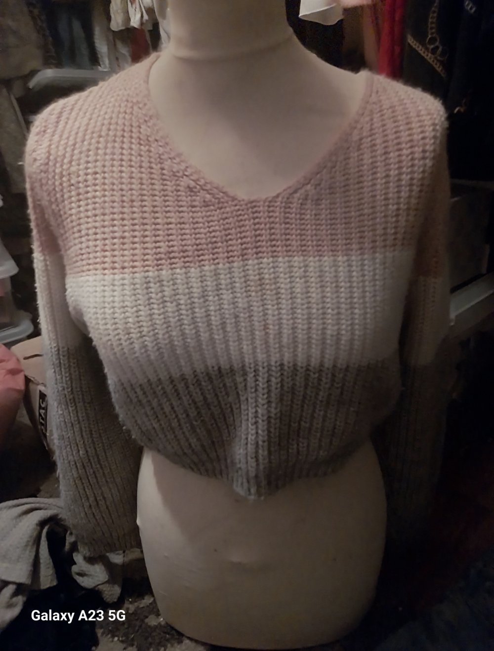 gestreifter Pulli