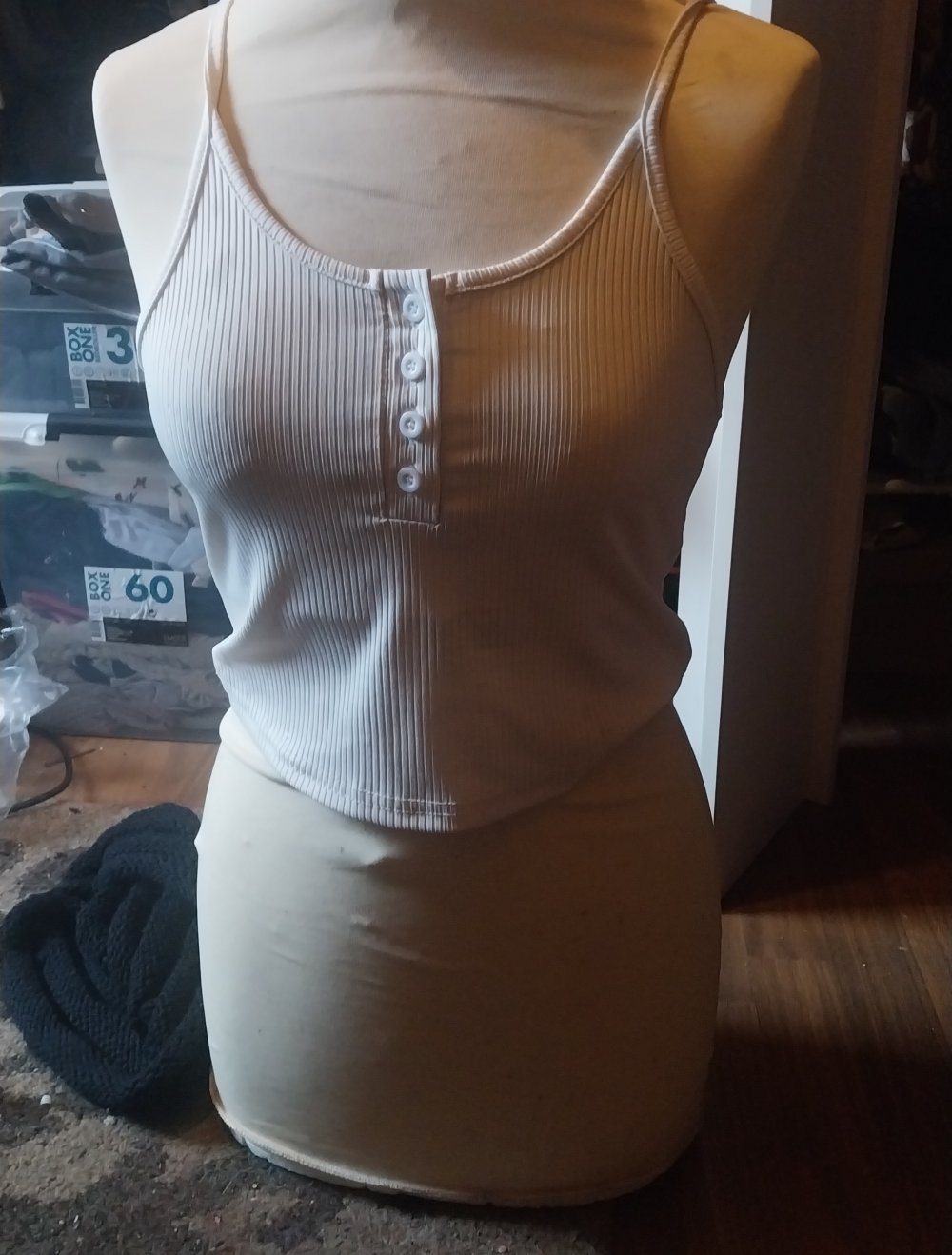 weißes crooptop