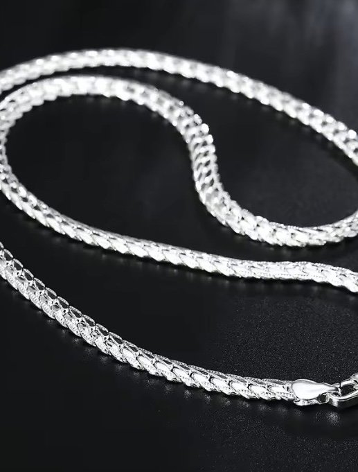 Silber Farbe luxus marke design edle Halskette Kette Für Frau Männer Mode