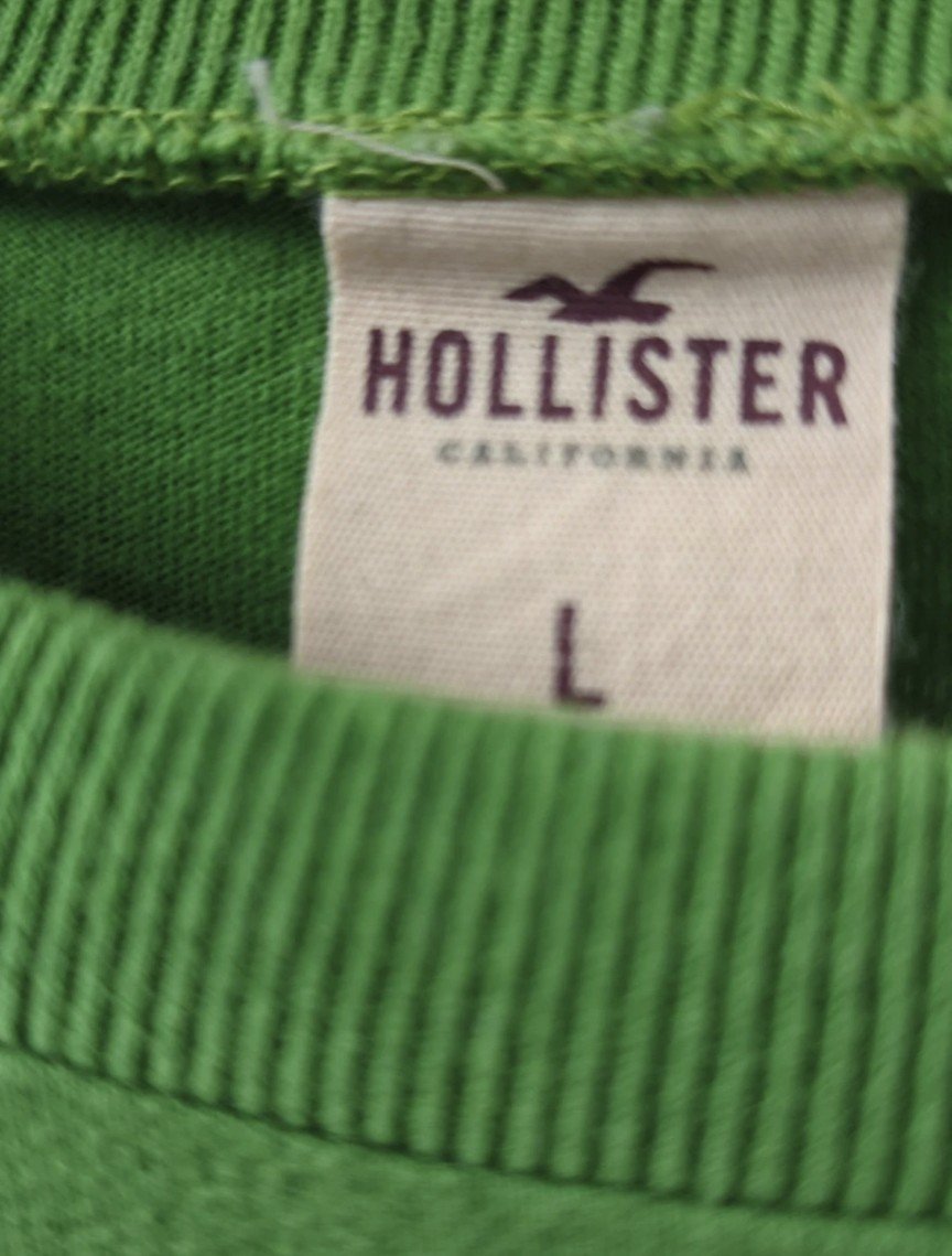 Leichter Grüner Pullover von Hollister Gr.L