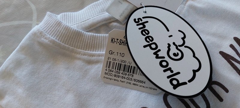 Sheepworld Set Shirt und Shorts Gr. 110