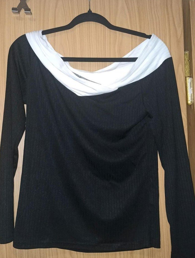 Damen Langarm Shirt schulterfrei