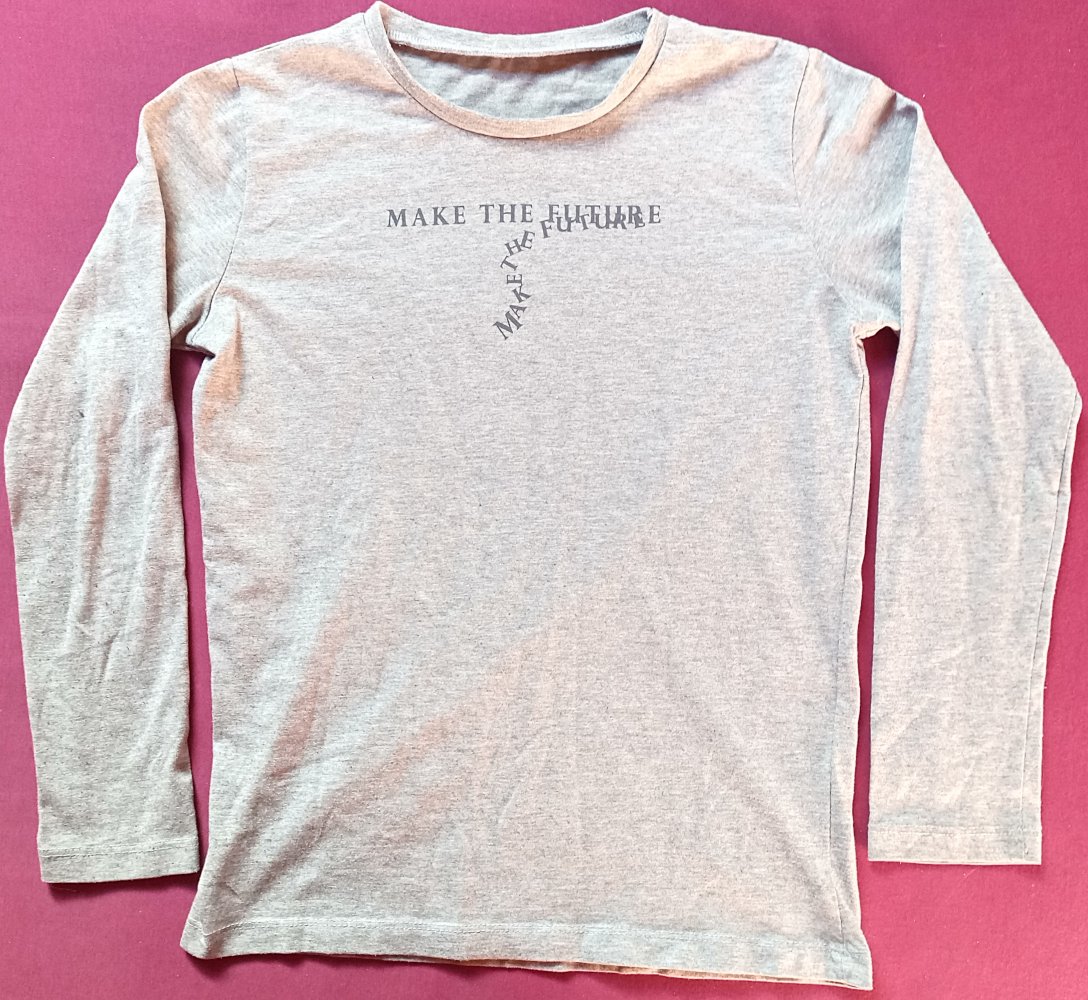 3er Pack - Kinder Langarmshirts mit Aufdruck oder Wendepailletten