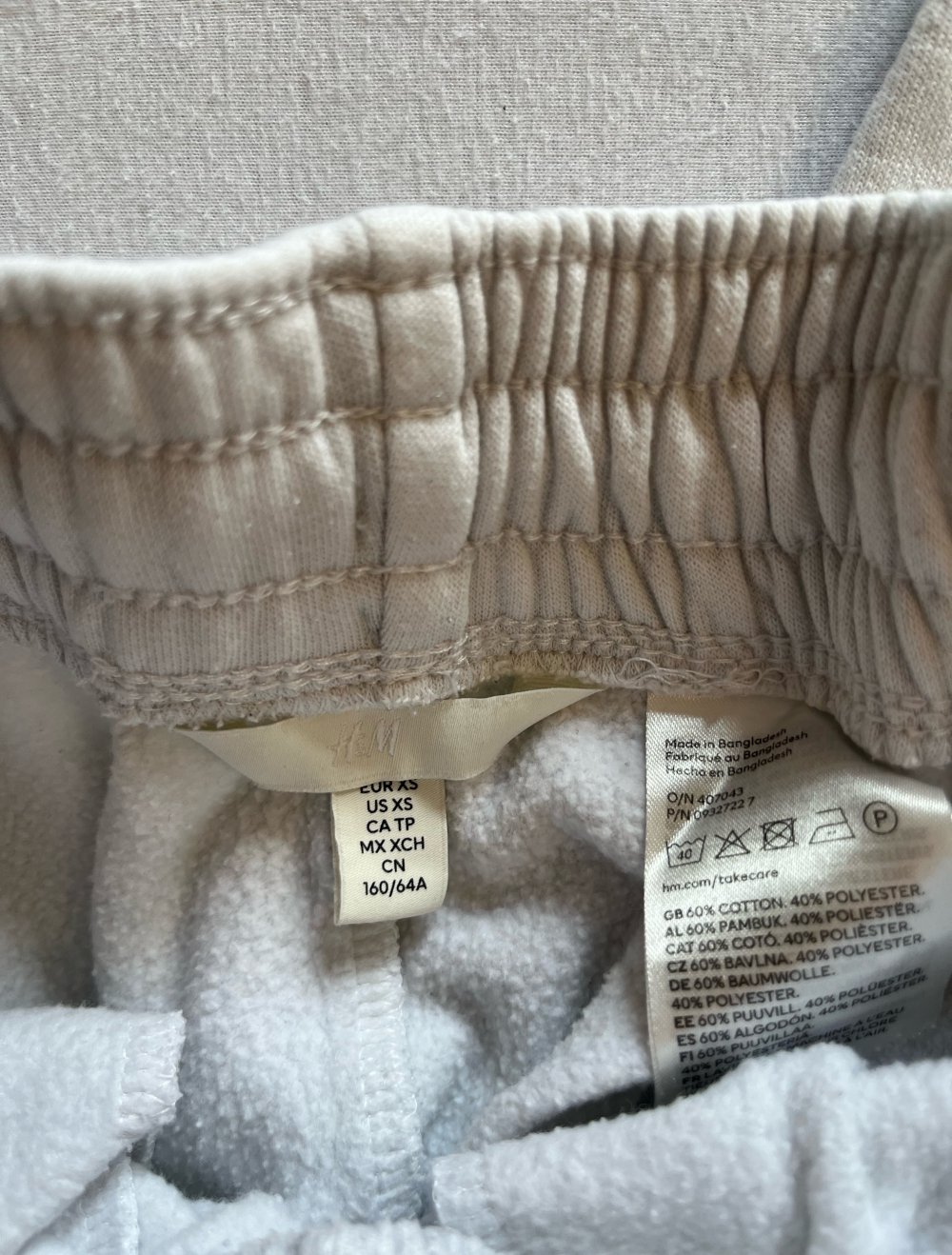Jogginghose H&M weiß