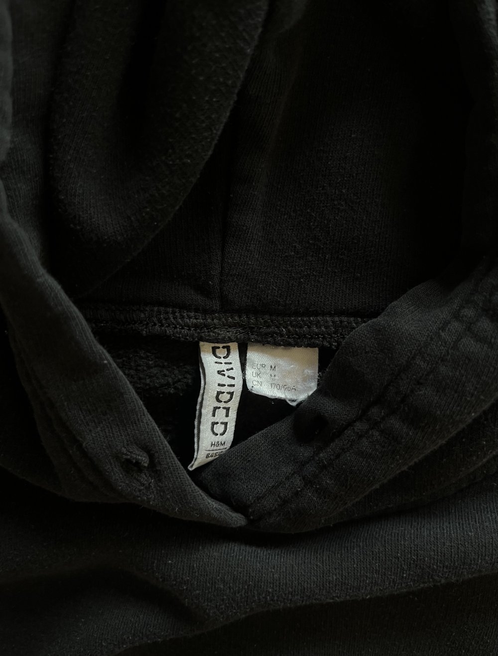 Kurzer Hoodie H&M schwarz
