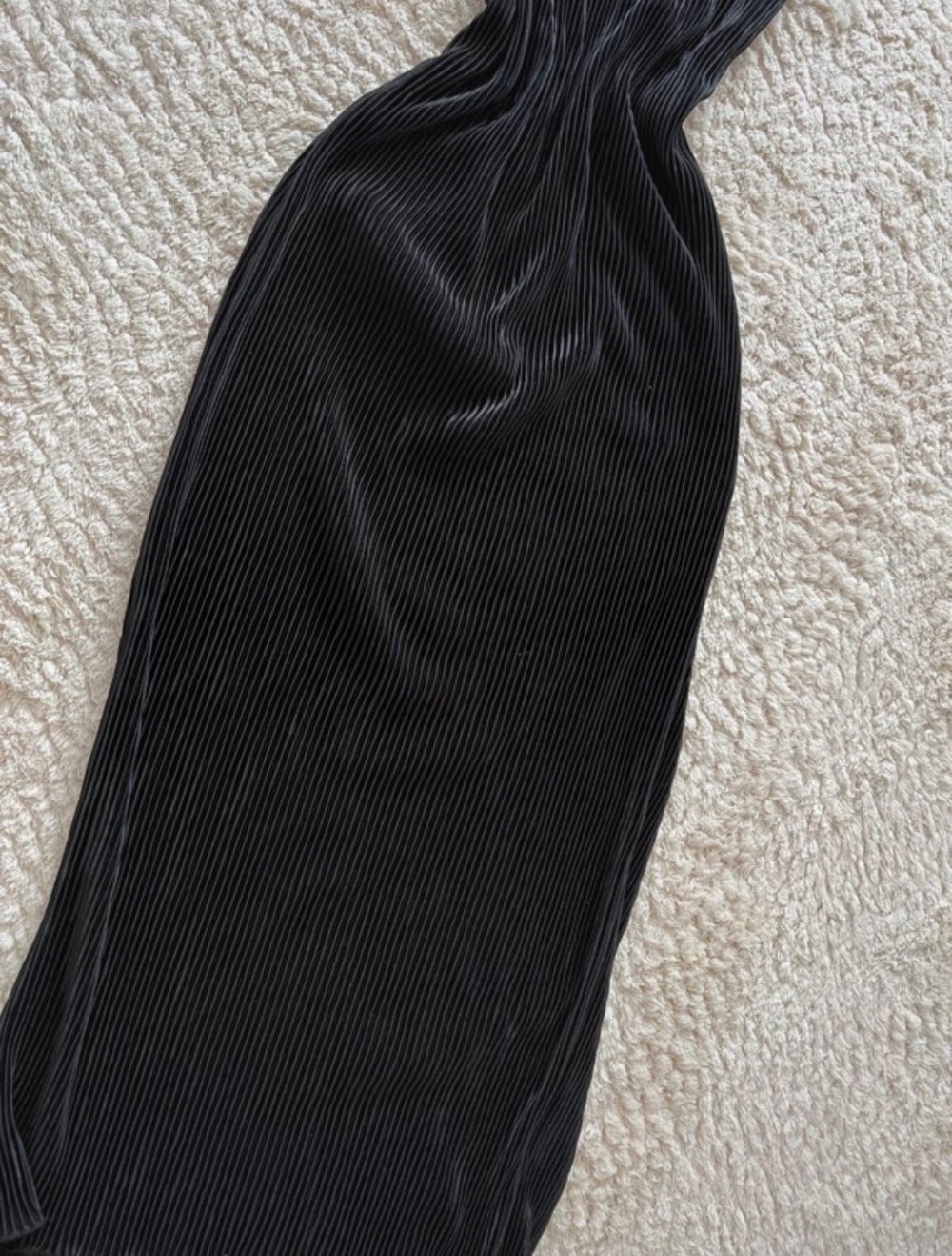 Trägerloses Kleid mit Rücken Schnürung