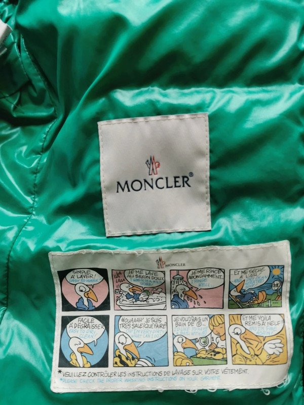 Grüne Moncler Jacke