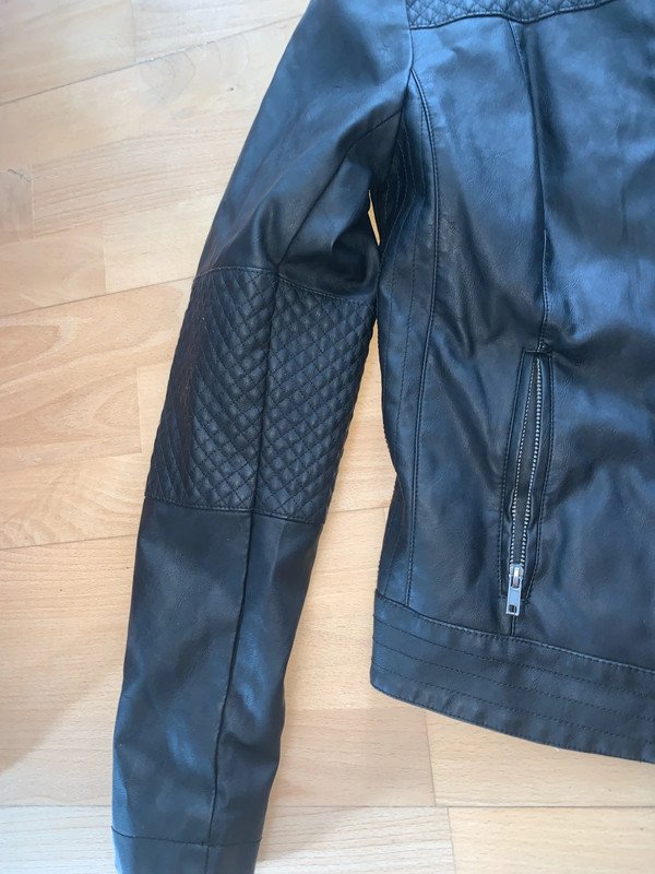 Gina Benotti Kunst Leder Jacke S 36 36-38 S - 36 + 36-38 (Angabe 38) Toller Style Klasse Basic für viele Outfits