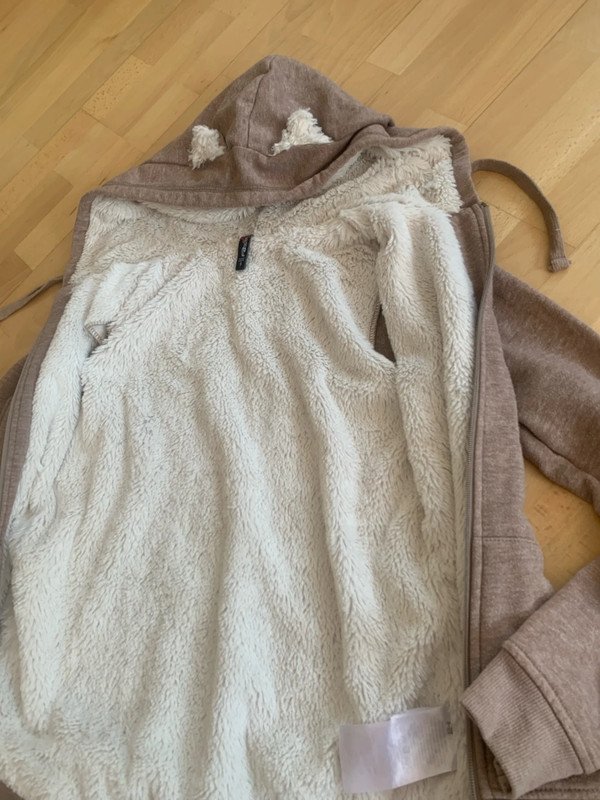 fb sister fishbone Kuschel Pulli mit Reiisr und Teddy Ohren 36