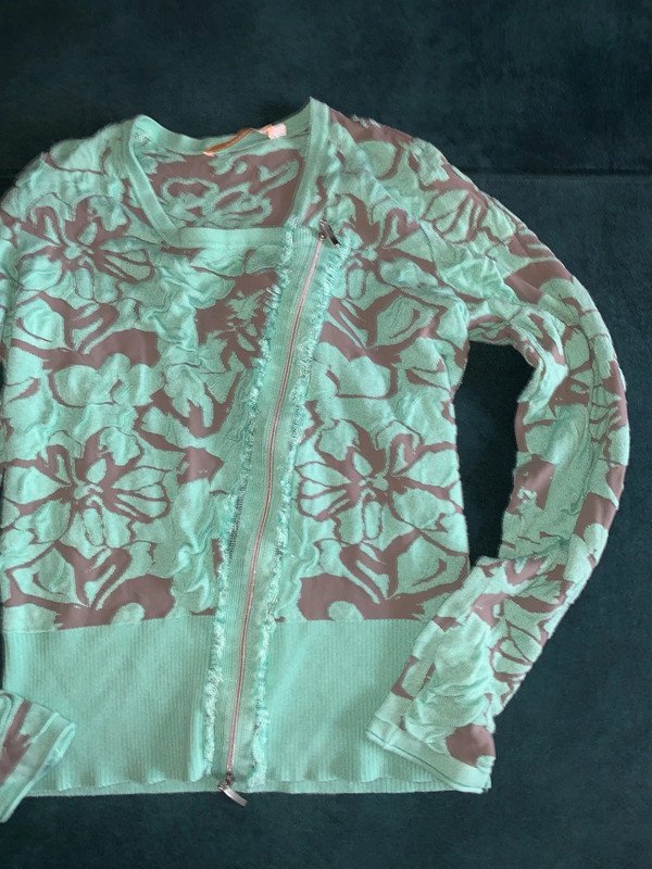 Süßes elegantes Cardigan Jäckchen Oberteil Biba Mint Grün 36