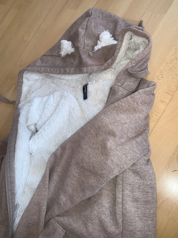 fb sister fishbone Kuschel Pulli mit Reiisr und Teddy Ohren 36