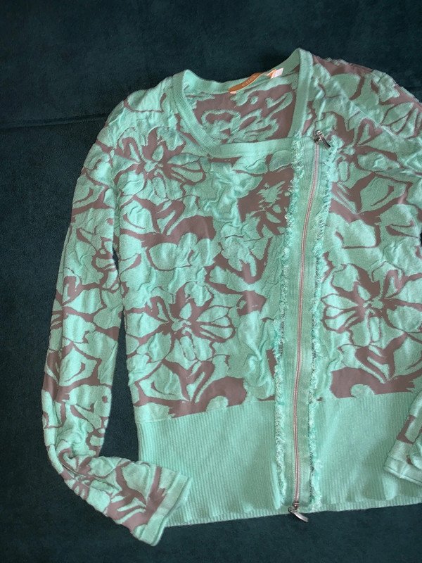 Süßes elegantes Cardigan Jäckchen Oberteil Biba Mint Grün 36