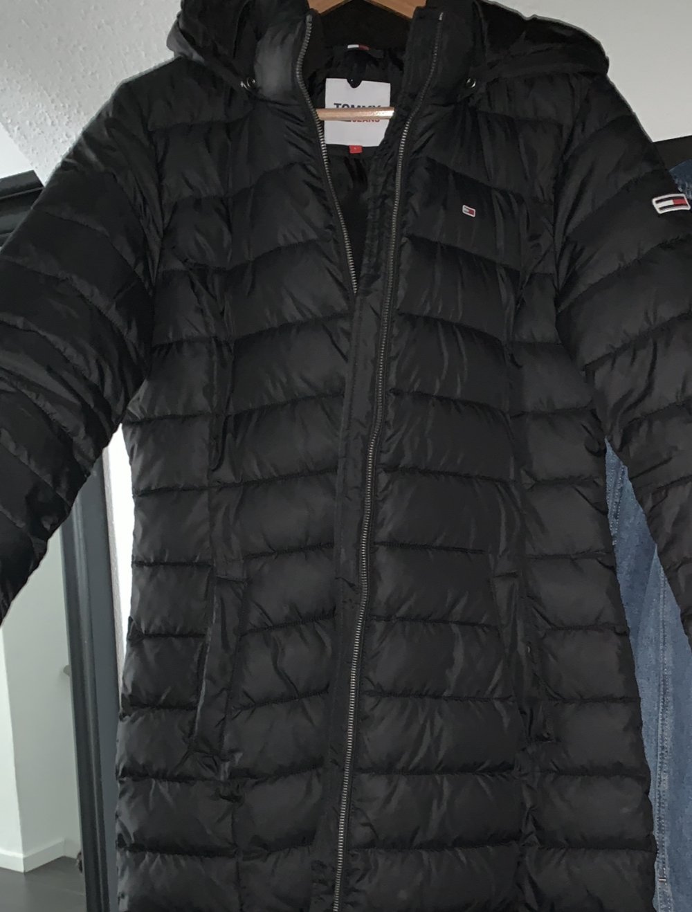 Lange tommy hilfiger jacke