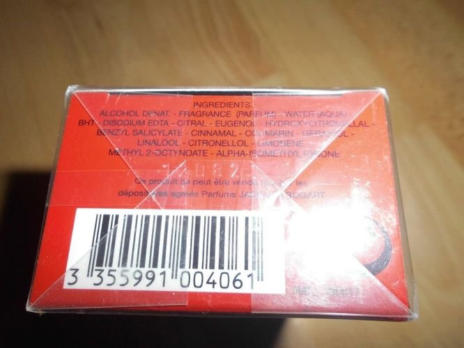 Jacques Bogart Story Red 100 ml Eau de Toilette Spray Neu Originalverpackt