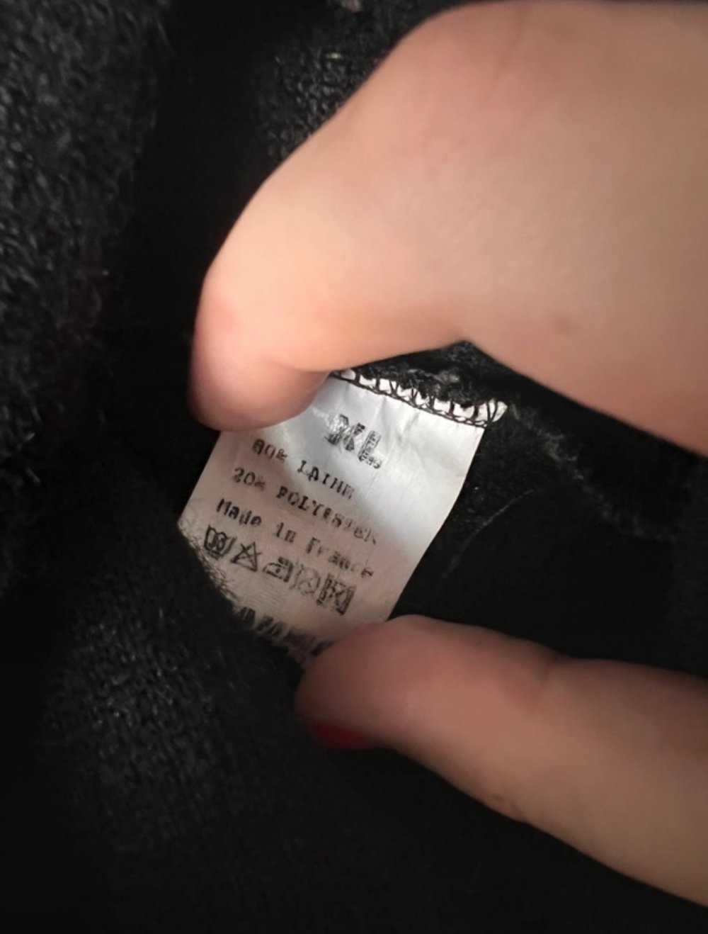 Schwarze Kurzjacke