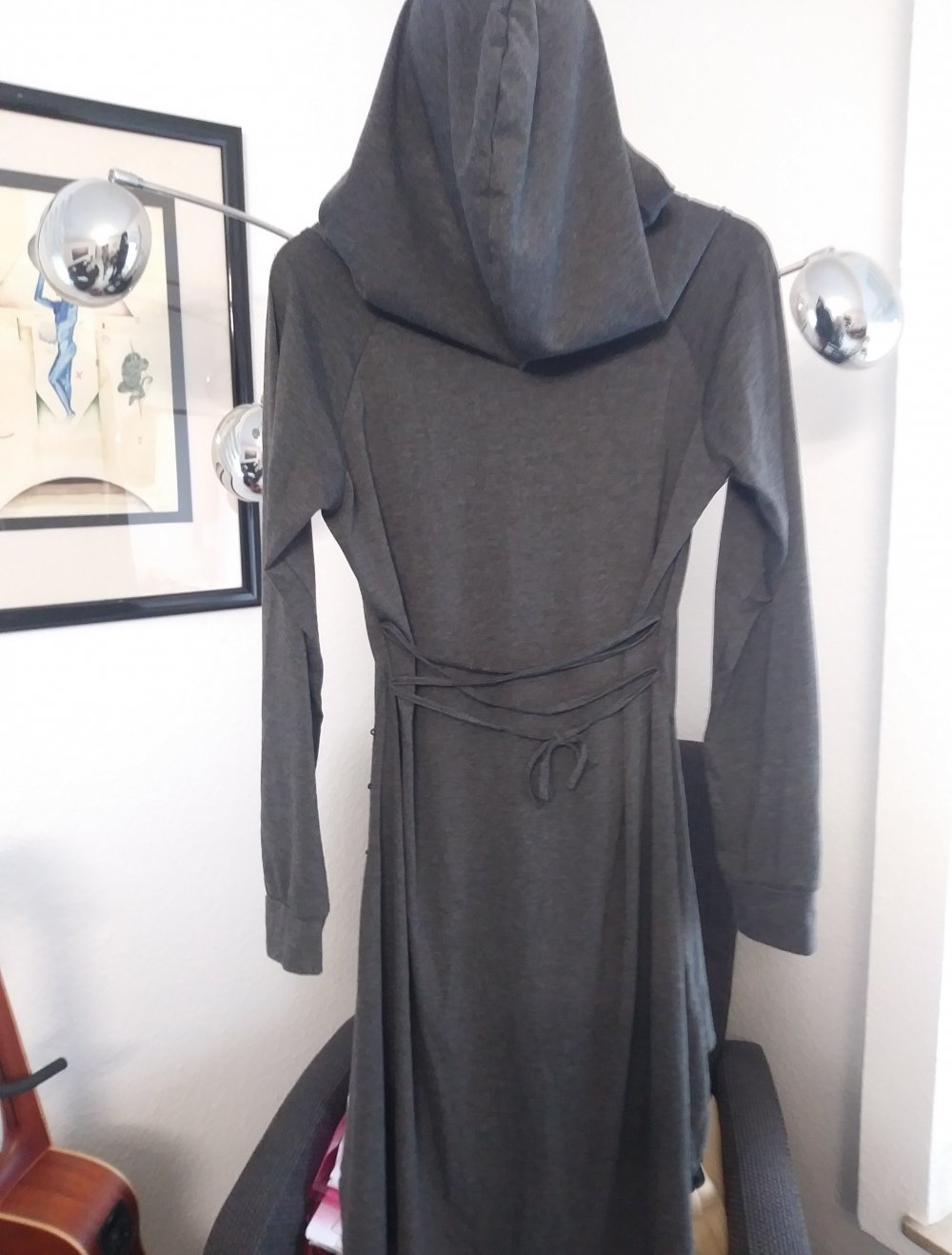 baumwoll kapuzenkleid