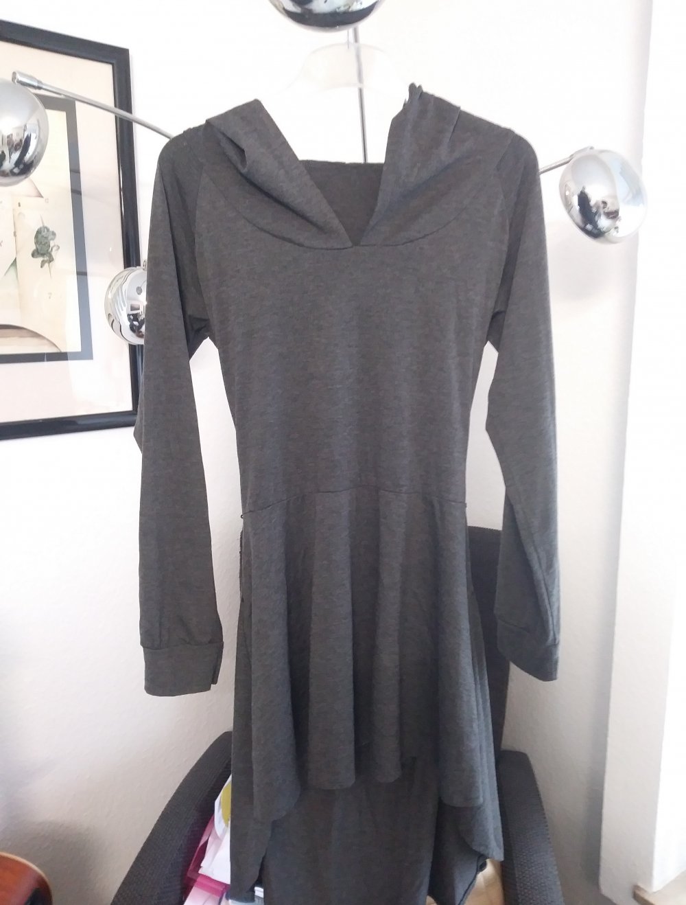 baumwoll kapuzenkleid