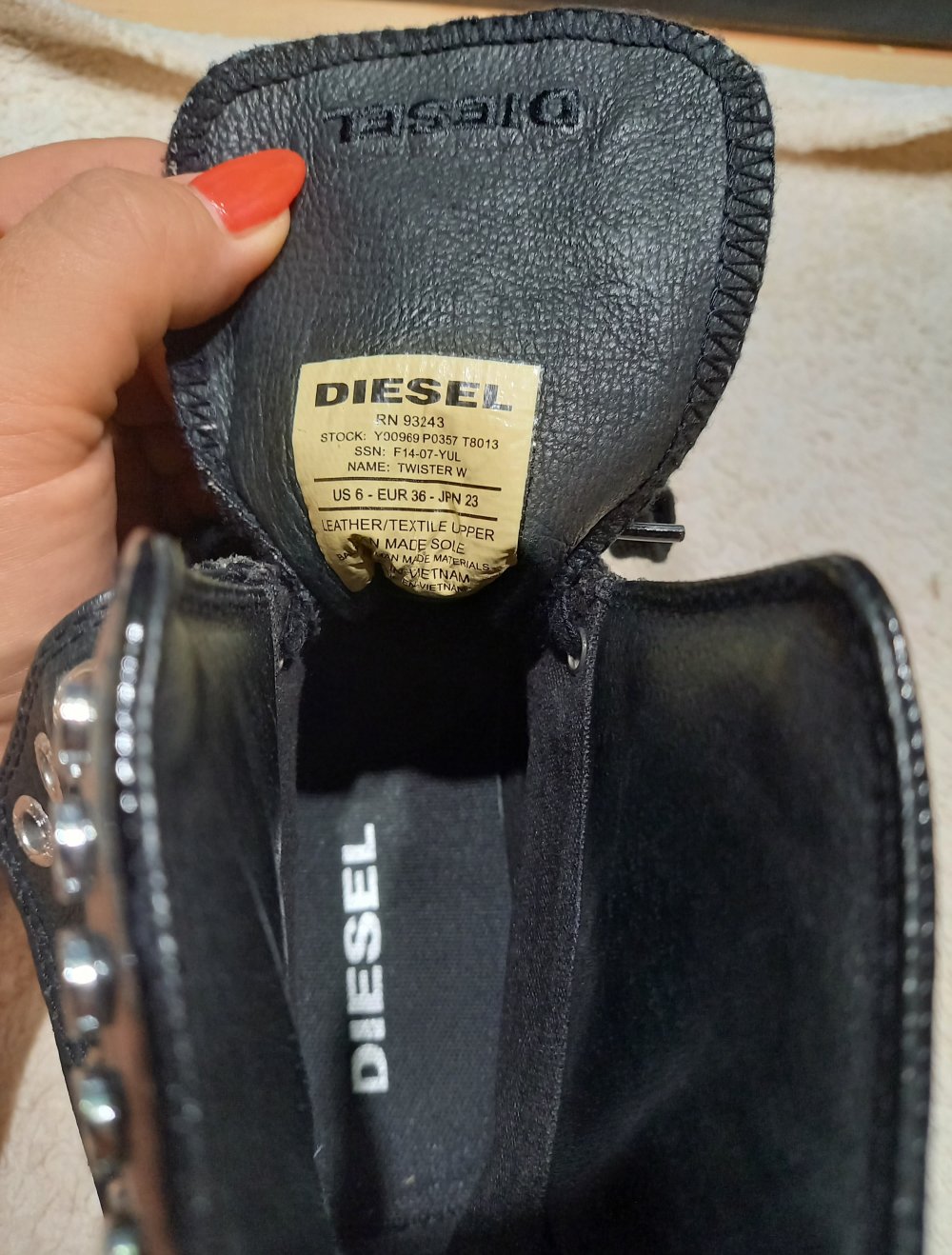 Diesel Lederboots neu