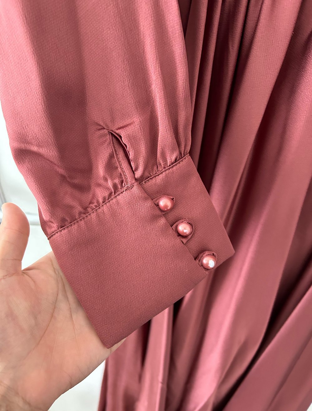 Satin Abendkleid