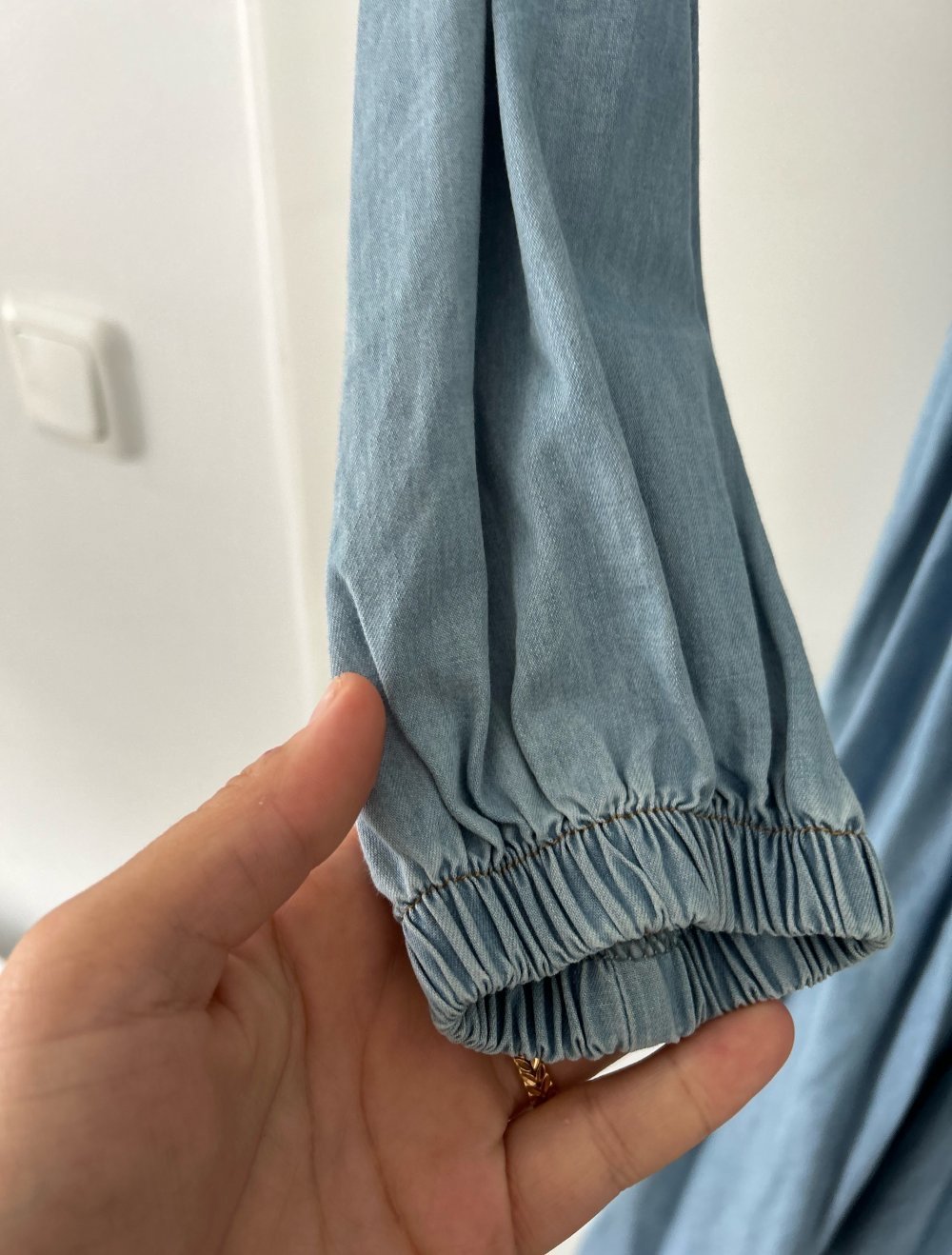 Blaues Jeans Kleid