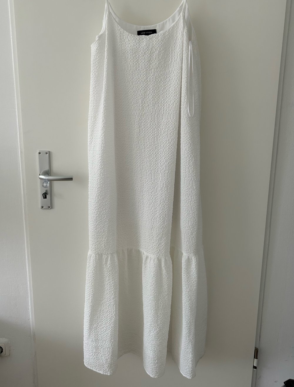 Weißes Ärmelloses Kleid