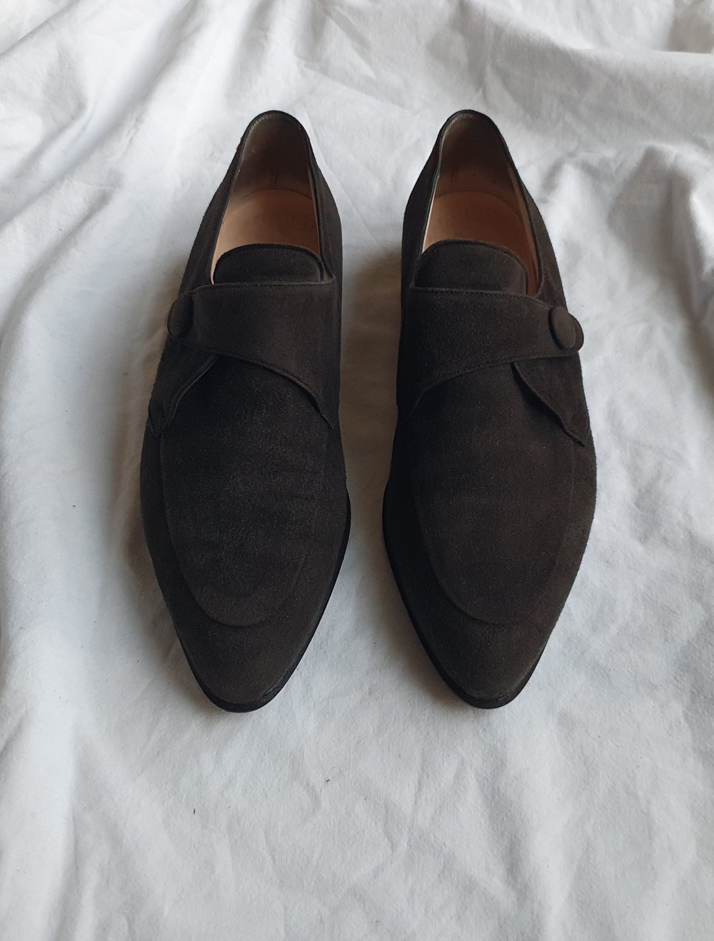 Jil Sander Vintage Loafers Slip Ons Braun - Grau Gr. 38,5 Schuhe