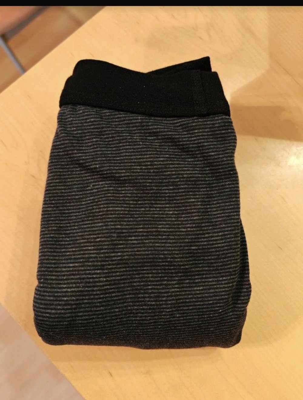 Lange Feinripp Unterhose in schwarz von Adamo, Gr. 4XL / 12, neu