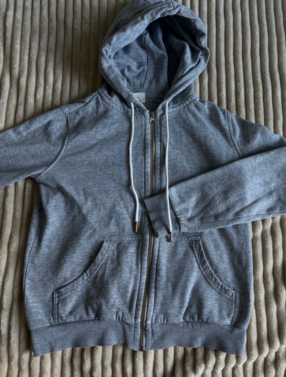Graue Basic Jacke