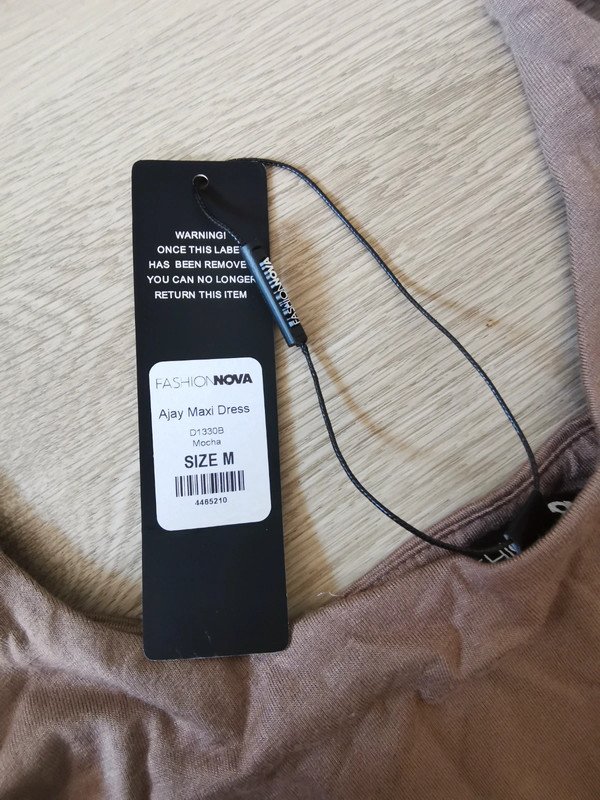 Ajay Maxi Dress in Mocha ungetragen Kleid