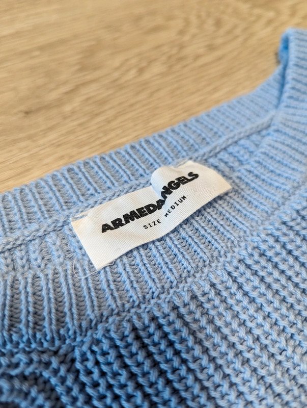 Grobstrick Pullover Winter leicht Hellblau Oversize style nuriellaa nuriella