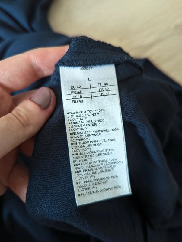 Armedangels Sommerkleid Marienblau Atmungsaktiv fair trade V-Ausschnitt