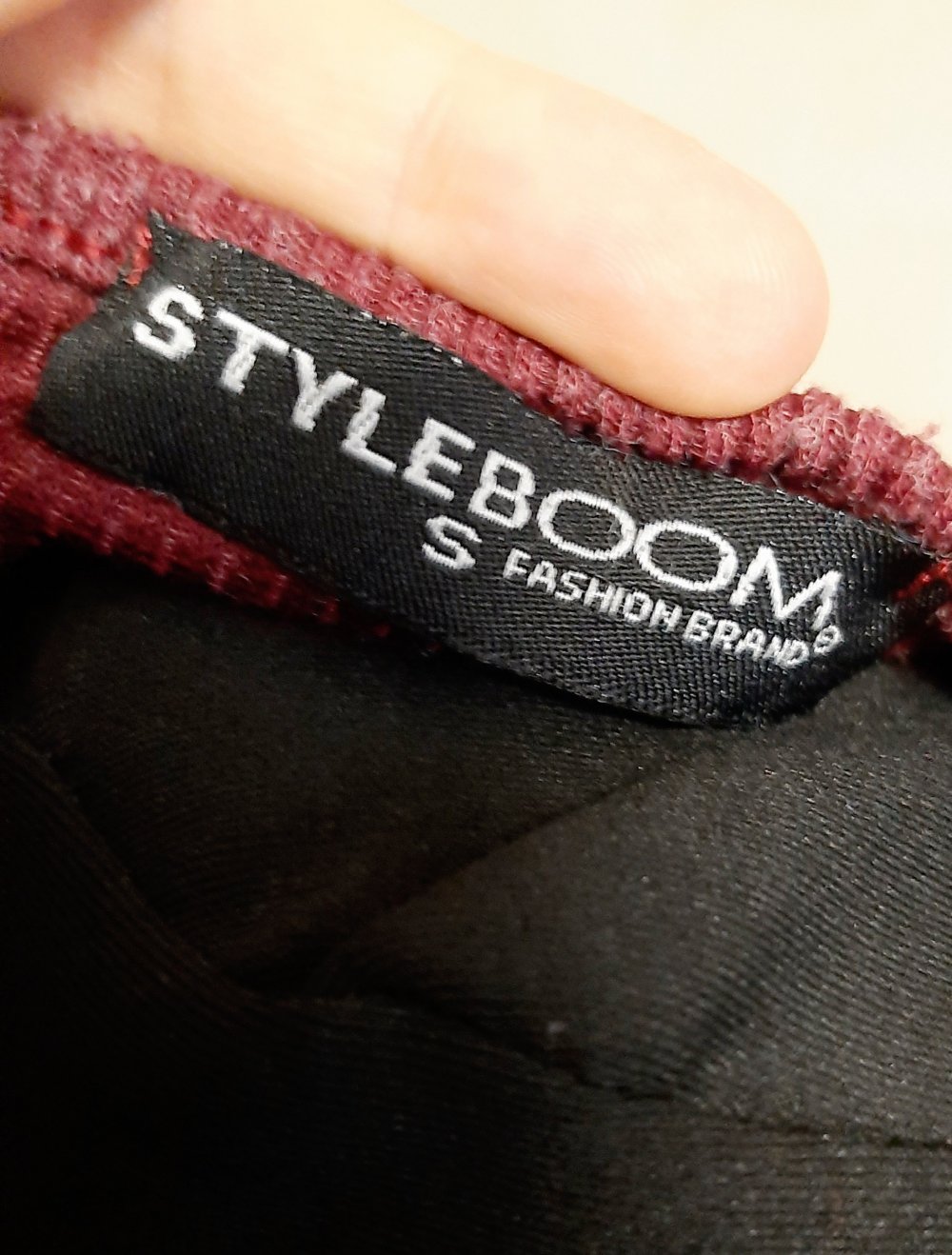 Strickshirt mit Reißverschluss S